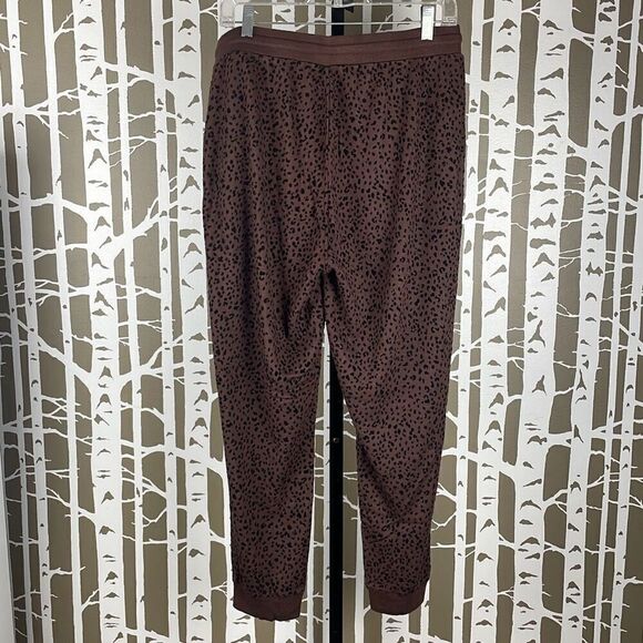 Jane and Delancey Leopard Print Jogger Lounge Pants L - Picture 5 of 8